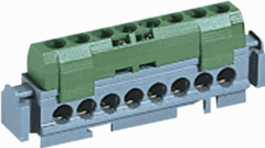 Legrand 004832 - Aardklem dinrail groen 8 aansluitingen