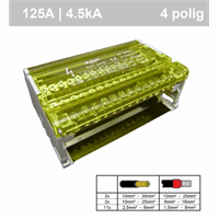 SEP Europe - cvt415 - Verdeelblok 4P 125A met 15 aansluitingen