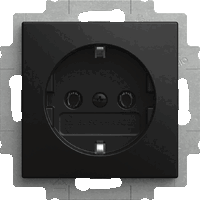 Busch Jaeger 2CKA002011A6344 - wcd randaarde cpl inbouw SI-B-matzwart