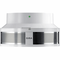 Gira 233702 - rm dual sokkel 230 v rookmelder z.wit