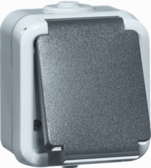 Peha 00306111 - 00306111/306121 - opbouw swd wcd + klapdeksel waterdicht 6620wab (complete behuizing)