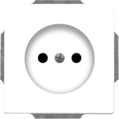 Busch Jaeger 2CKA002113A5337 - wcd 2-polig kinderbeveiliging 2300ucrks-884 f zonder randaarde mat wit