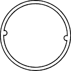 Gira 080620 - 55/E22 lens lichtsignaaleenheid