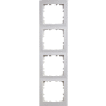 Berker 10149909 - afdekraam 4-voudig polar wit mat s1