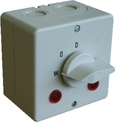 Asn A422040 - 422040 - combischakelaar wmsku20/2 opbouw (wasmachine - wasdroger keuzeschakelaar)