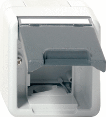 Gira 026230 - Spatwaterdicht opbouw outlet-component