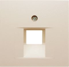 Berker 14078982 - centraalplaat uae-wcd creme wit glanzend s1 (voor data wcd)