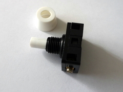 Druk inbouwschakelaar 1-polig hals 8mm gatmaat 10mm 2-ampere 1-polig 230v wit 057110