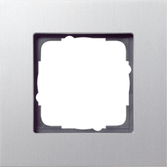 Gira 021117 - afdekraam 1-voudig aluminium esprit