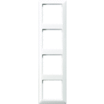 Jung AS584WW - afdekraam 4-voudig alpin wit