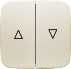 Busch Jaeger 2CKA001713A0155 - schakelwip jaloezie 2504-212 inbouw si creme