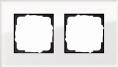 Gira 021212 - afdekraam 2-voudig glas wit esprit