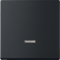 Busch Jaeger 2CKA006599A2968 - Jeager bedieningselement tiptoets dimmer 6543-885 mat zwart