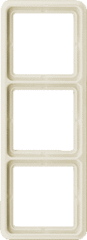 Jung CD583W - cd 583 w - afdekraam 3-voudig creme wit cd583w