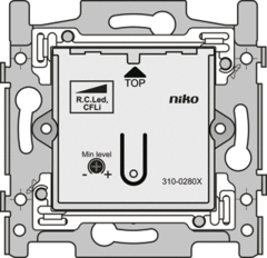 Niko 310-02801 - drukdimmer 2-100w basis