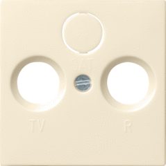 Gira 086901 - inzplaat 2x coax+radio cwg 55