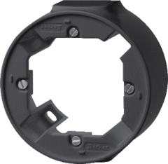 Berker 100101 - opbouw rand 1-voudig zwart gl1930