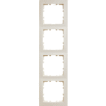 Berker 10148982 - afdekraam 4-voudig creme wit glanzend s1