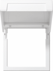 Gira 265803 - montageplaat 45x45mm klapdeksel zwg 55