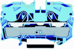 Wago 2010-1204 - 20101204 - 2-dr-fm-klem blauw