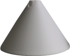 Coroplast 2230990WIA - dex plafondkap wit met trekontlasting